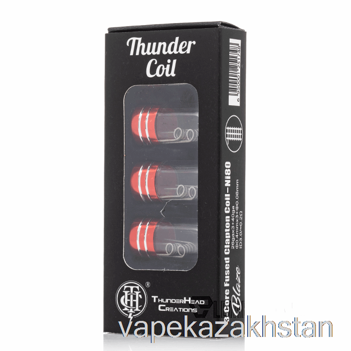 Vape Smoke Thunderhead Creations Prebuilt Thunder Coils 3-Core Fused Clapton Coils